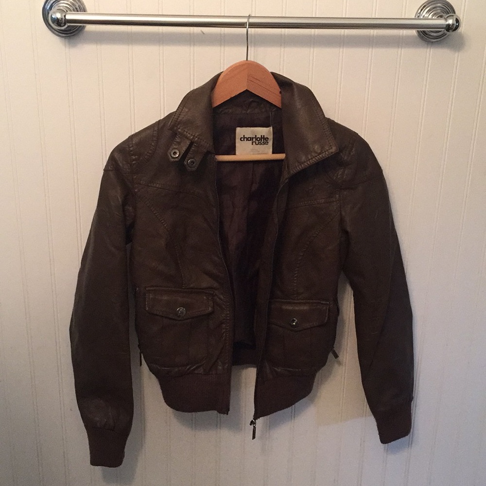 Faux Leather Jacket